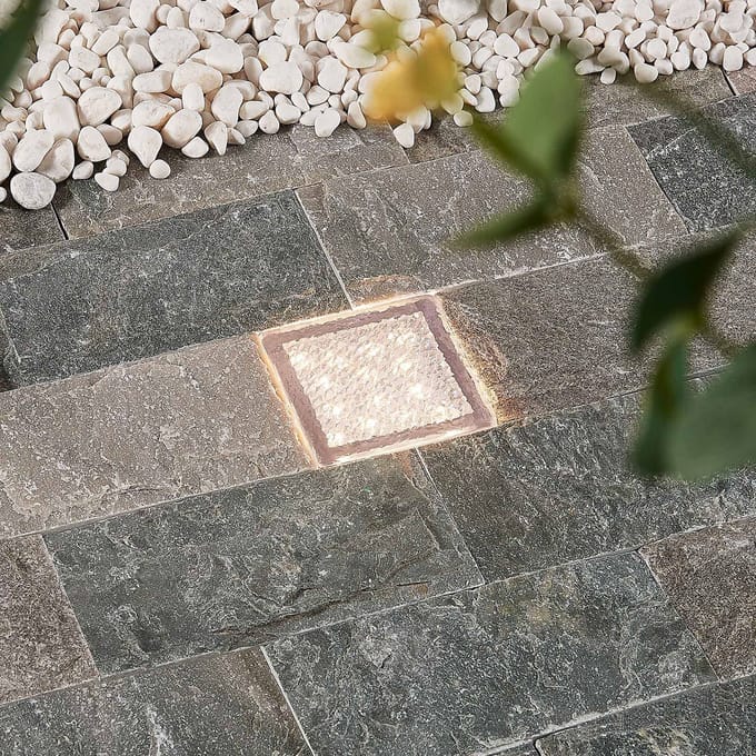 Prios LED grondspot inbouwlamp Ewgenie, 10 cm, transparant