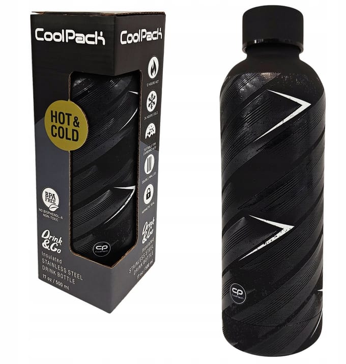 Coolpack Bonet Thermosfles 500ml - Zwart Schoolbord