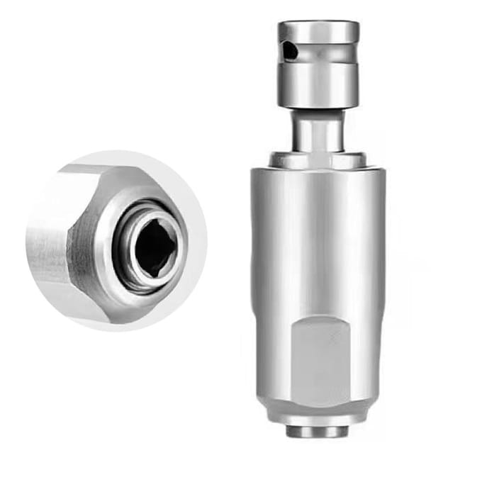 Multifunctionele conversieconnector van elektrische slagmoersleutel naar converteraccessoire voor elektrische hamer square shank to round sha wit