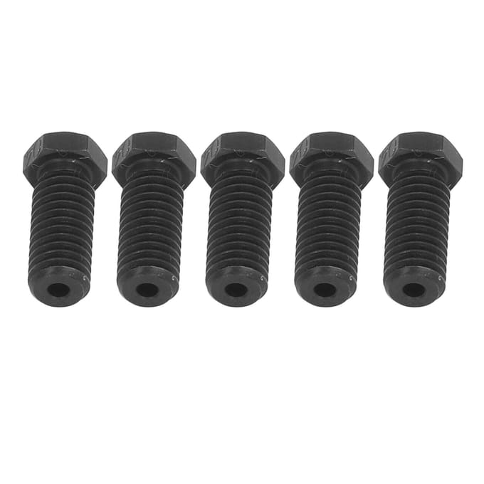 5 STUKS 3D Printer Hotend Nozzle Gehard Staal M6 Draad 0.4mm Printer Nozzle voor QIDI X?Max3 gray