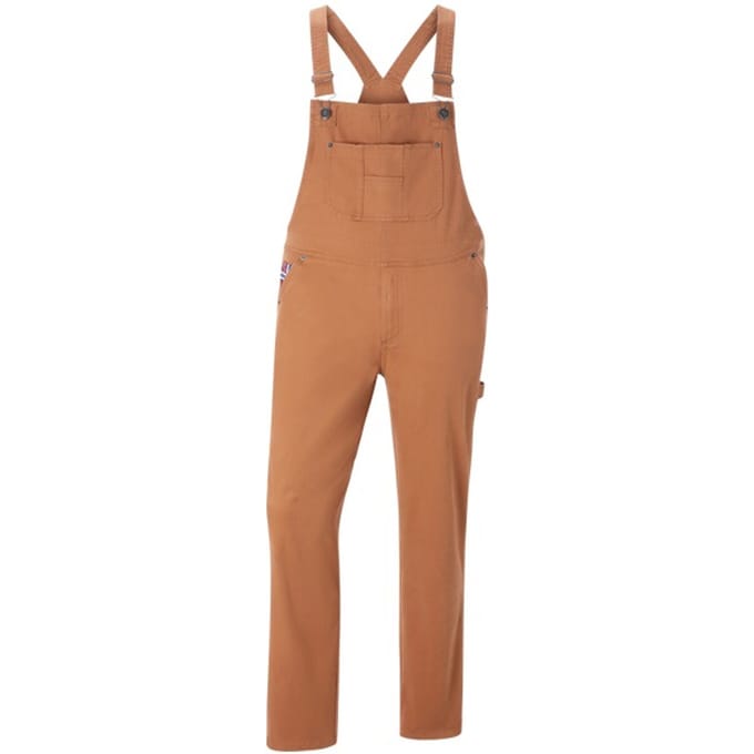 Jan Vanderstorm herren Tuinbroek - 76 - beige - Plus Size