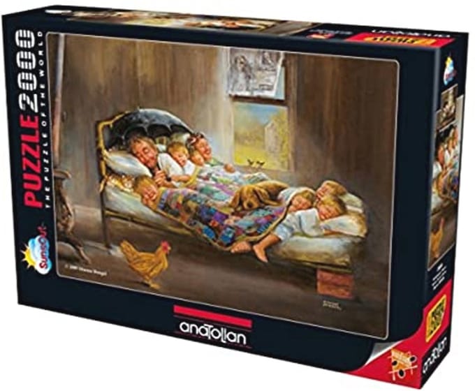 Puzzel van 2000 Stukjes - Thuis Sweet Home Thema