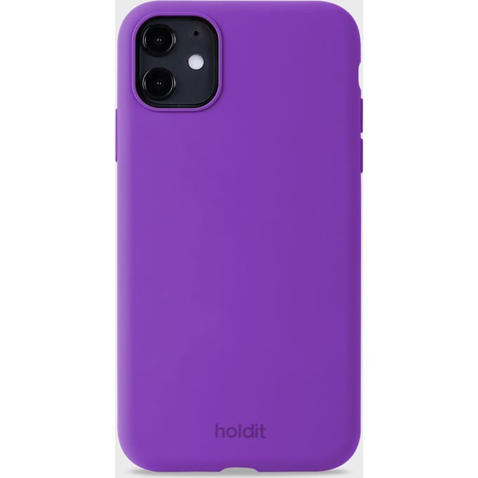 Phone Case Silicone Bright Purple iPhone 11