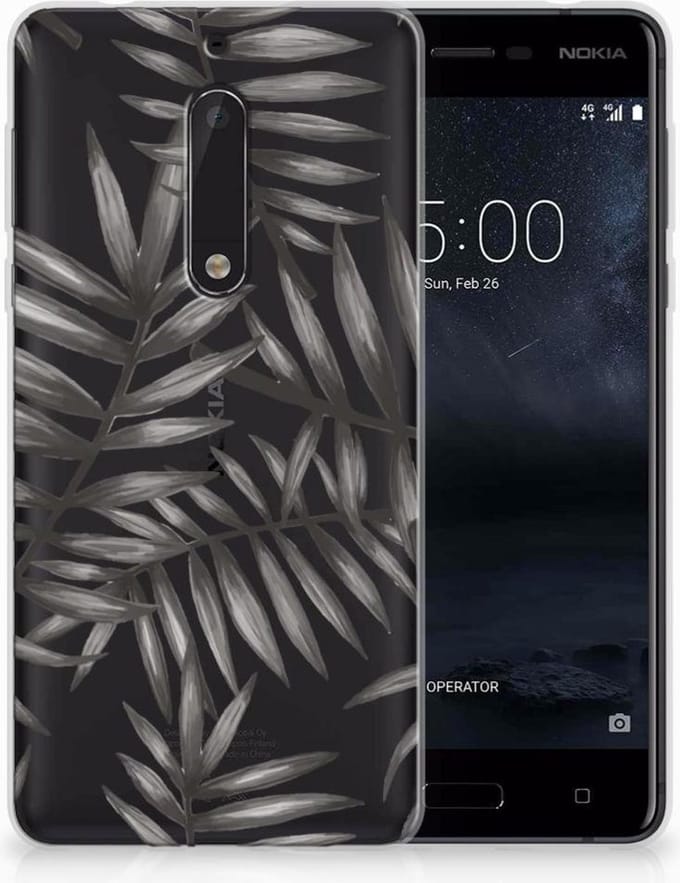 Nokia 5 TPU Case Leaves Grey
