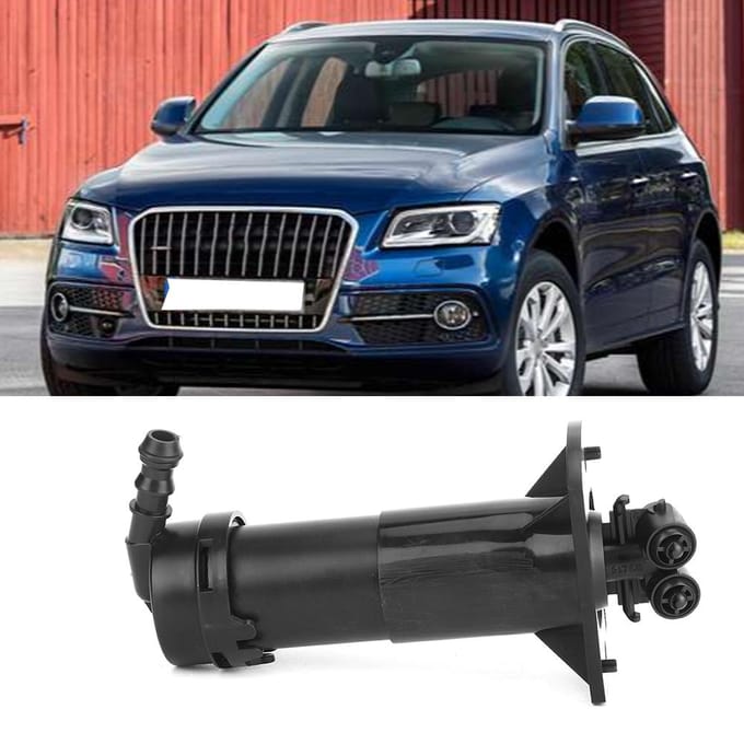 Voorbumper Rechter Koplamp Sproeier Cilinder Jet 4L0 955 102 Past voor Q7 gray