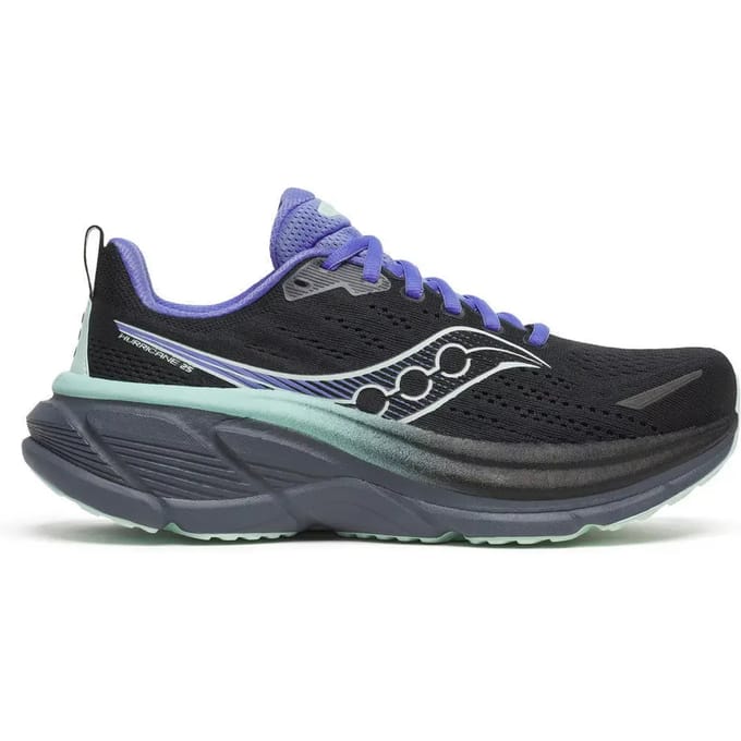 Saucony Hurricane 25 Stabiliteitsschoen Dames-zwart, mint
