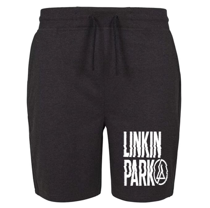 Linkin Park Shorts - Shift Logo - L tot XXL - voor Mannen - zwart