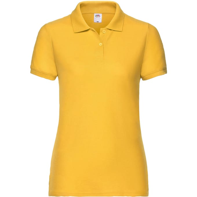 Fruit of the Loom Dames/dames 65/35 Poloshirt (Zonnebloem)