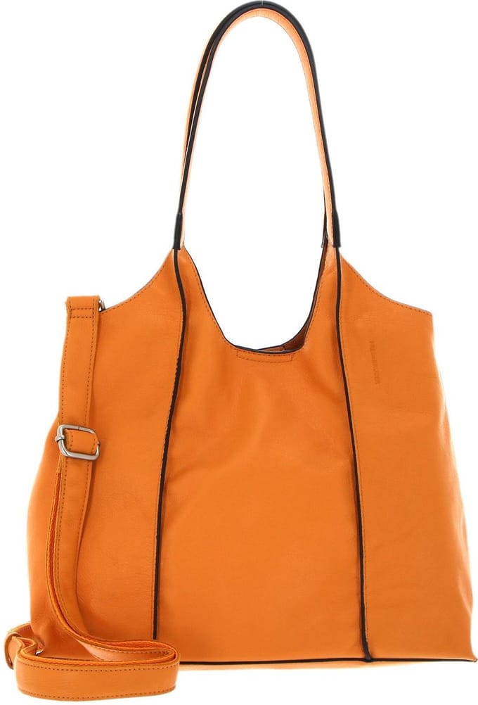 FREDsBRUDER Leren Schoudertas FB Slouchy Melon Oranje