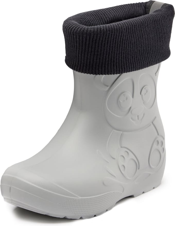 Ladeheid Kinder Regenlaarzen - Gevoerd en Waterdicht - EVA - LA-CA-Panda249 - Grijs - 30/31