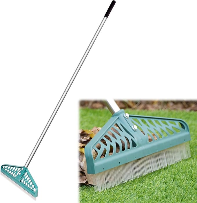 Kunstgrasbezem - Duurzaam - Ideaal voor Tuin - Borstel