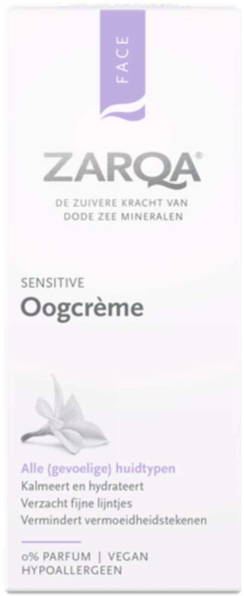 Zarqa Sensitive Oogcrème - 3 x 15 ml - Voordeelverpakking