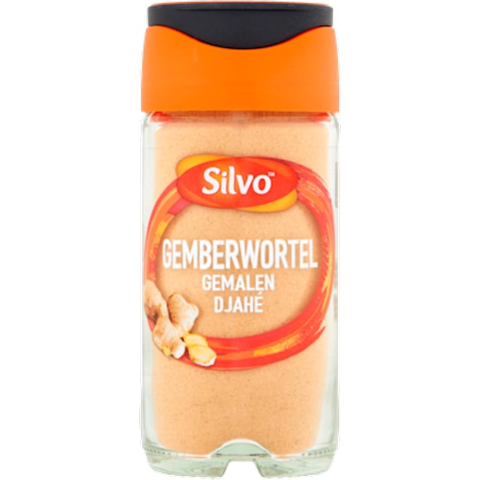 Silvo® | 6 x Gember poeder á 26 gram | Gemberwortel gemalen | Djahe | multipack