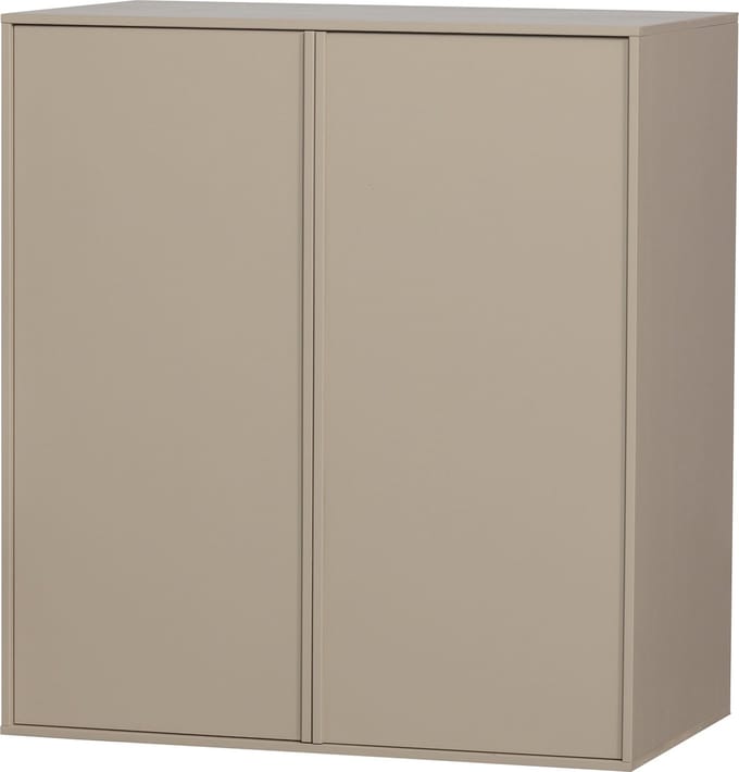 vtwonen Daily Kast Double - Grenen - Dakargrau - 110x100x58