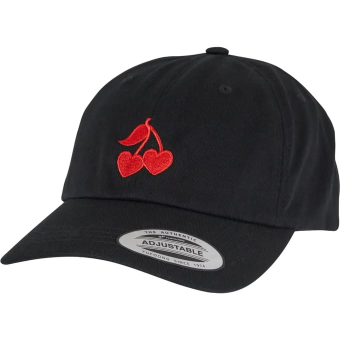 Miss Tee Damespet 'Heart Cherries' Dad Cap MST325