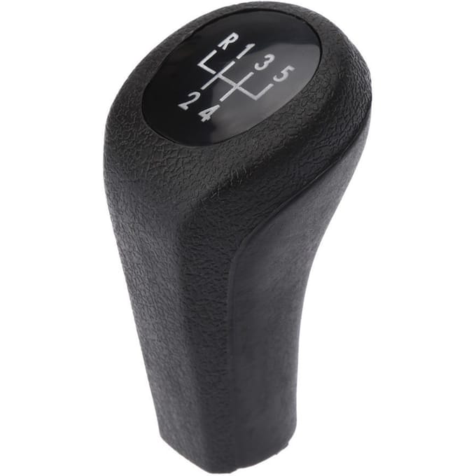 Pommeau de levier de vitesse manuel à 5 vitesses pour BMW E30, E34, E36, E38, E39, E46, noir noir