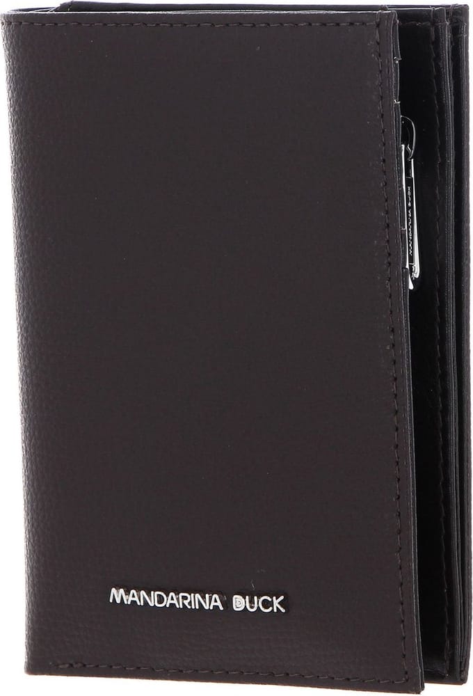 MANDARINA DUCK Leren Portemonnee Mellow Urban Wallet Mole Donkerbruin