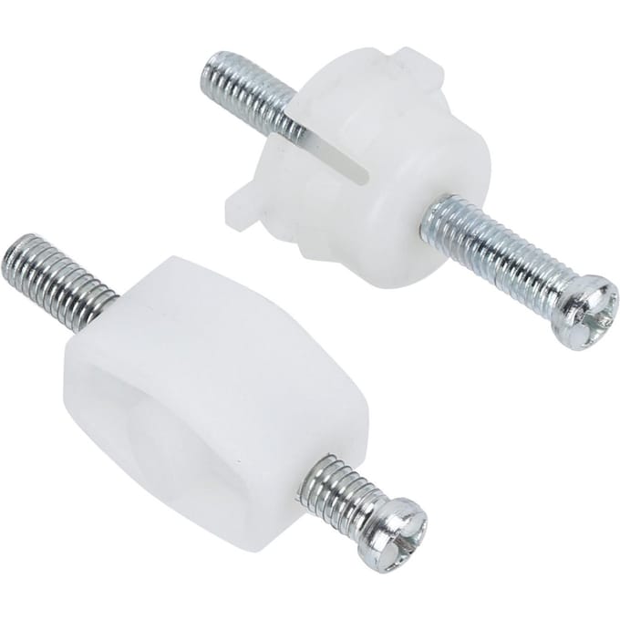 2pcs Clip de Phare Vis de Réglage de Phare 701941141A Remplacement pour TRANSPORTER 1990‑2003 white