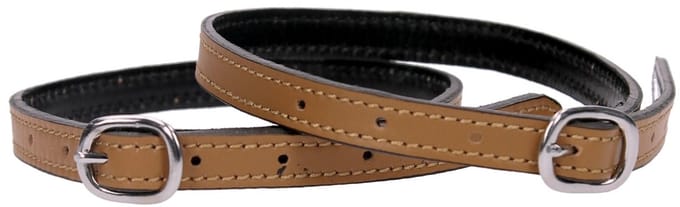 Epplejeck Sporenriemen Epplejeck Luxe Leer Middenbruin-zilver