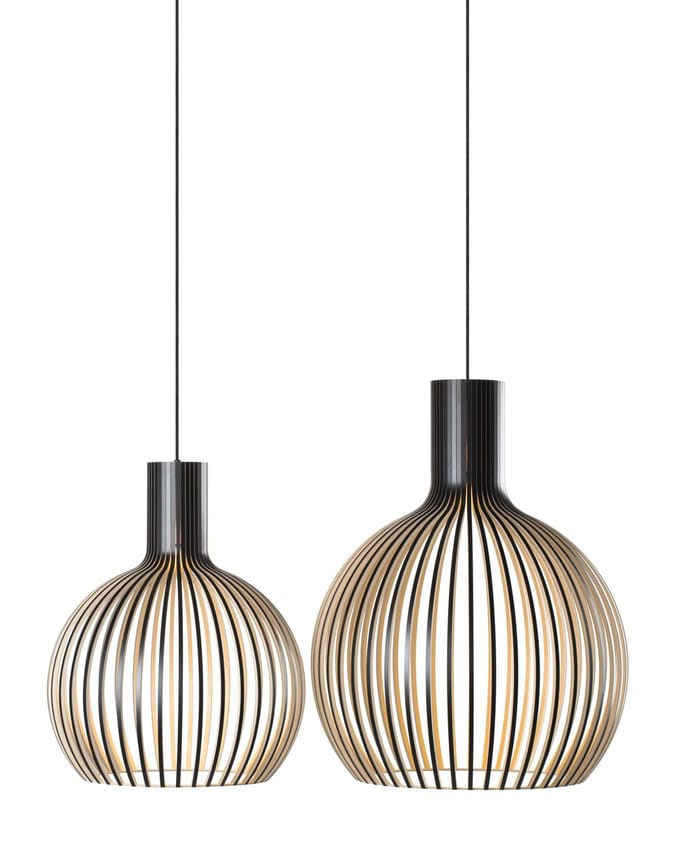 Secto Octo Small 4241 - Hanglamp - zwart