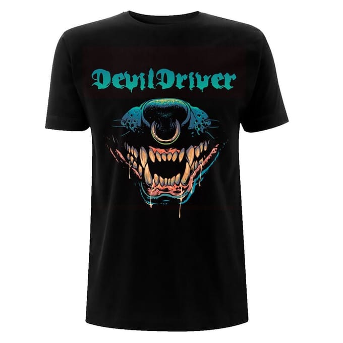 DevilDriver T-shirt - Hyena Jaws - S tot XXL - voor Mannen - zwart