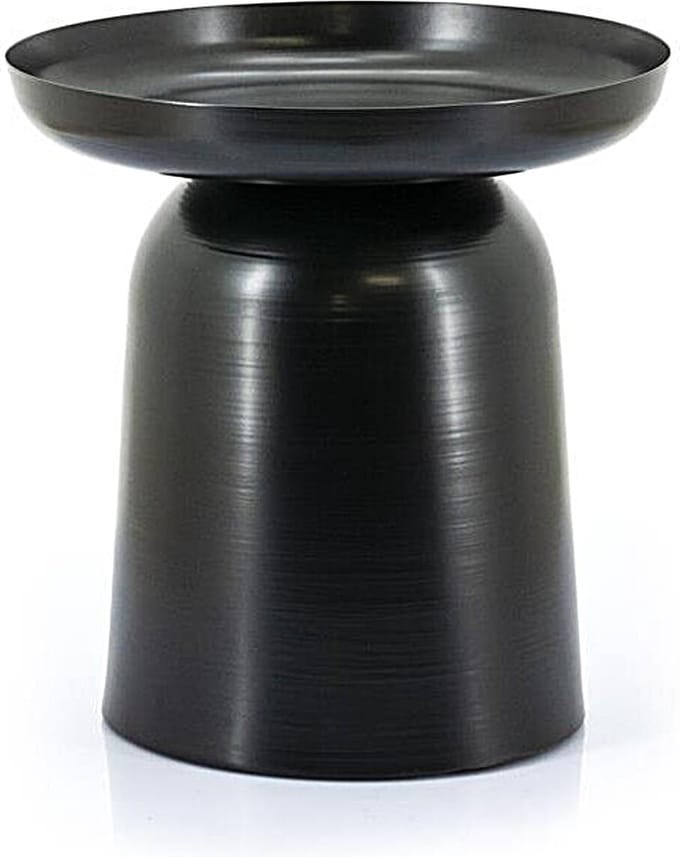 Sidetable Bodie - black - Rond - 45cm