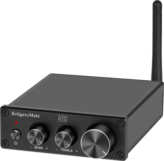 Krüger&Matz A10 - Stereo Versterker - Bluetooth 5.1 - aptX HD - 2x50W