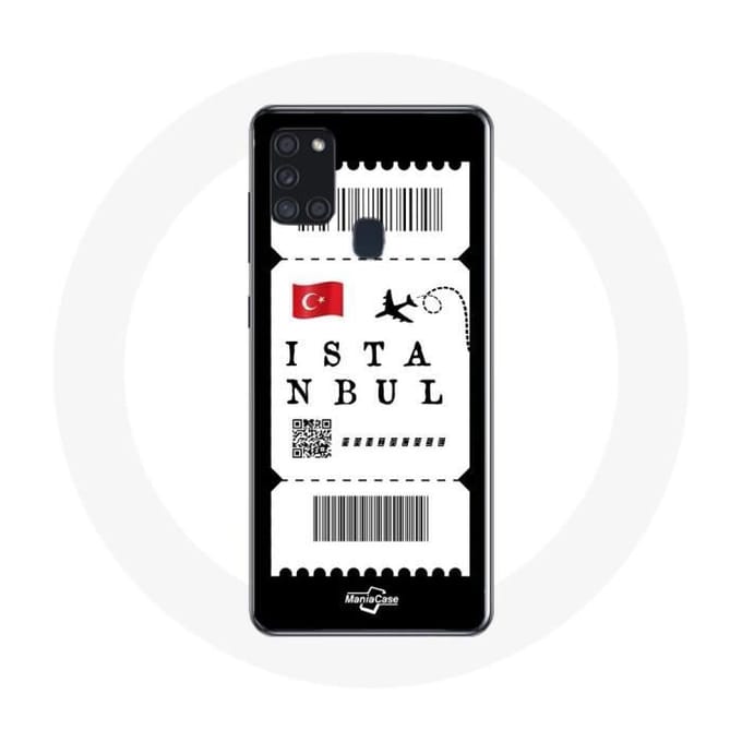 Coque Samsung Galaxy A21S Billet d'avion Istanbul