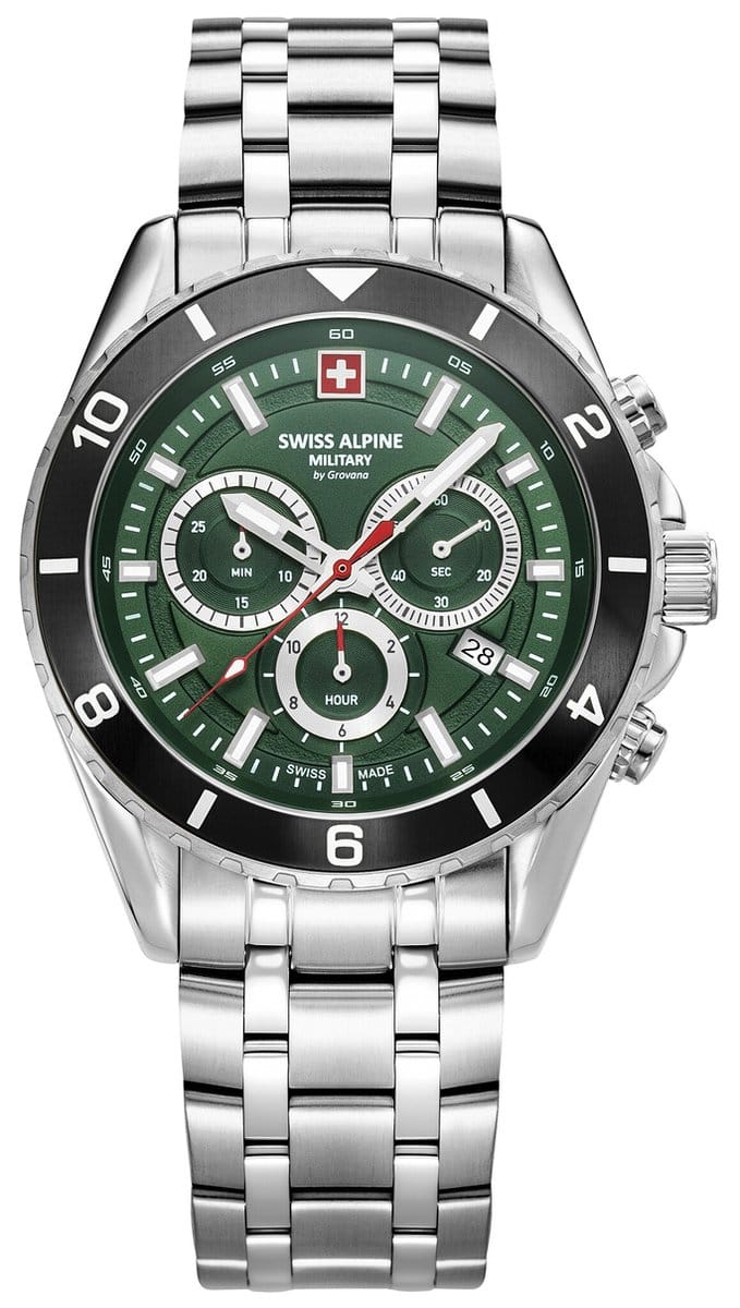 Swiss Alpine Military Sierra Chrono SAM7034.9138 mannen horloge