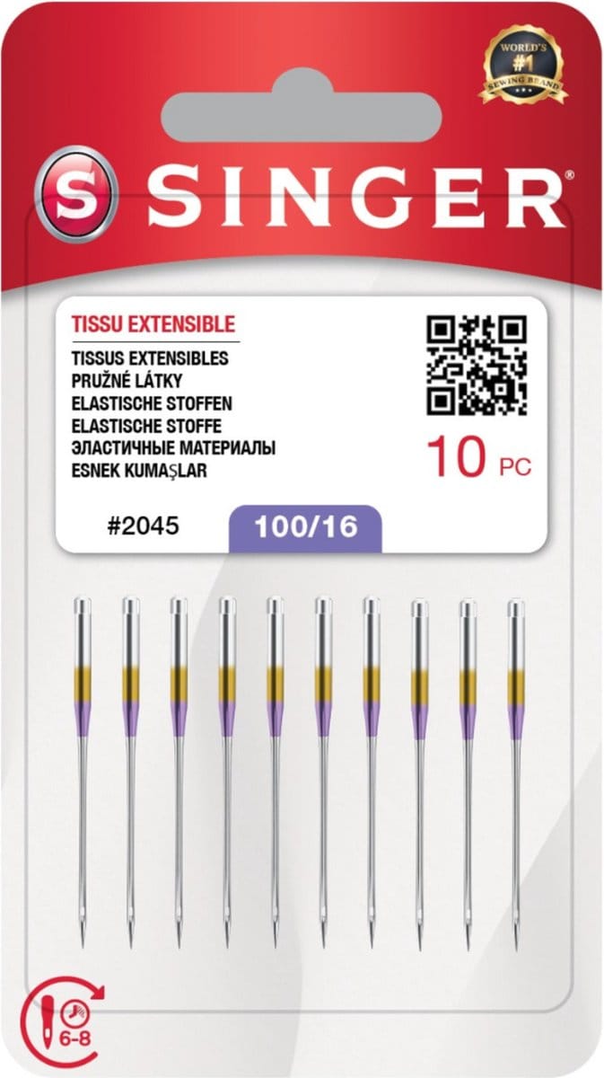 Singer Stretch 2045 100 (10 stuks) Naalden