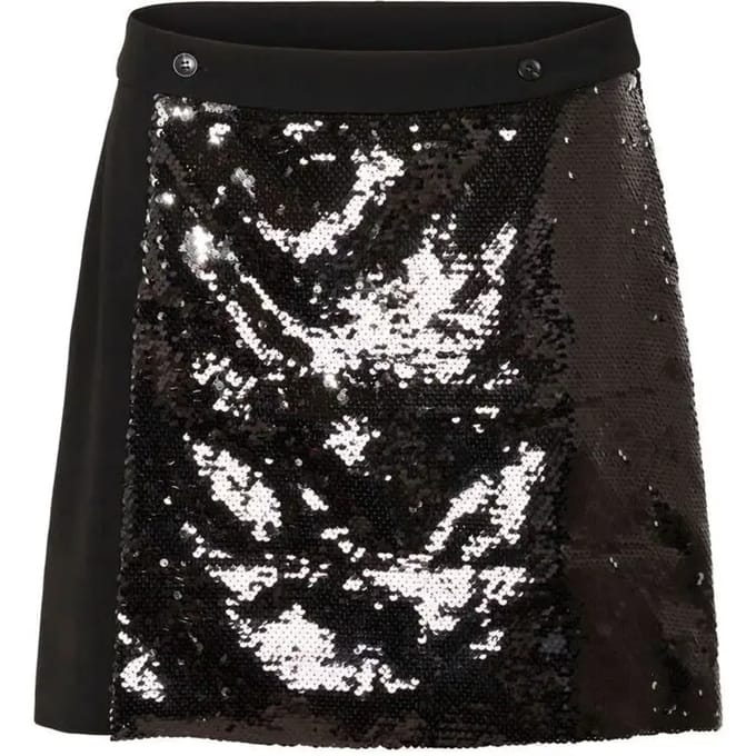 Korte damesrok CULTURE Clara Sequin