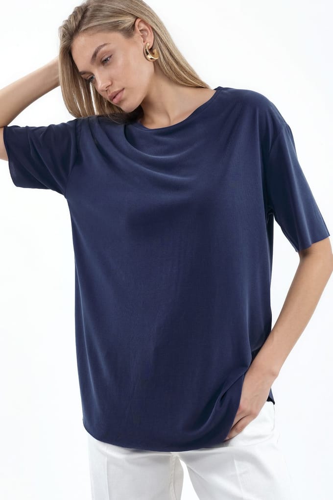 Losse Pasvorm Crew Neck T-shirt