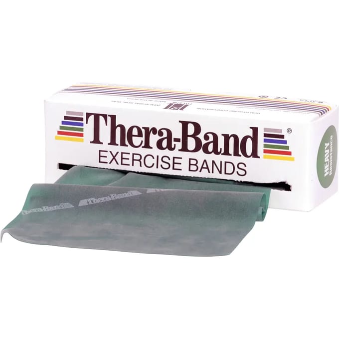 Thera-Band - Weerstandsband Oefenband Groen - 5,5 meter lang - Zware Weerstand