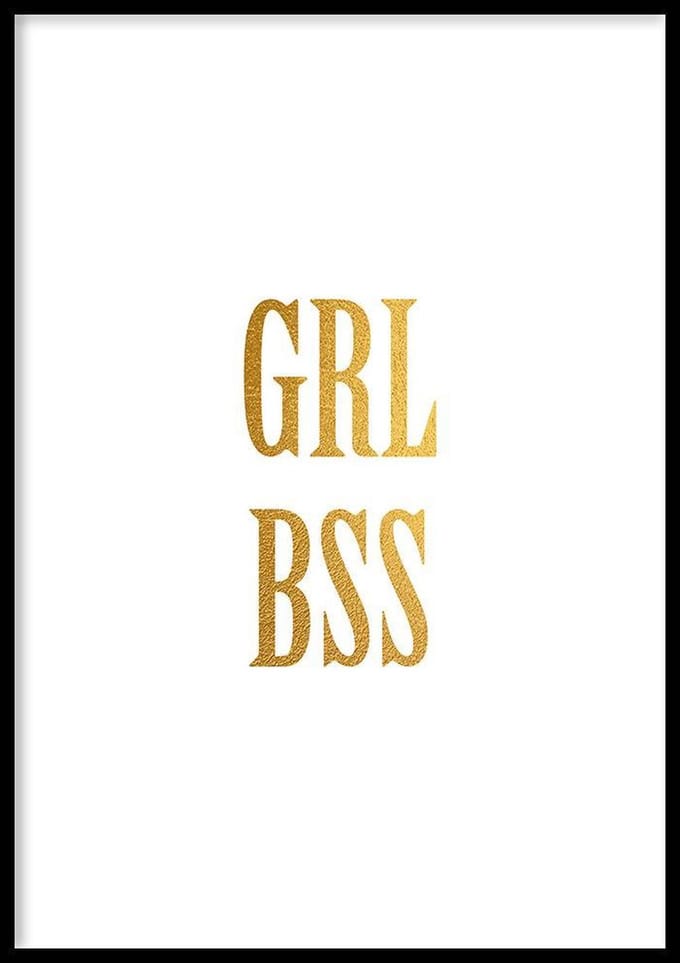 Poster – GRLBSS - 70x100cm