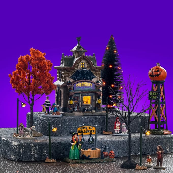 Spooky Town - Creatures Of The Night Pet Shop Set