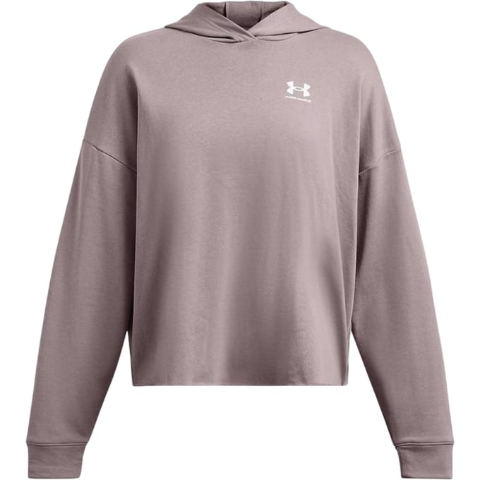 Under Armour Dames/Dames Rival Terrycloth Oversized Hoodie (Grijs)