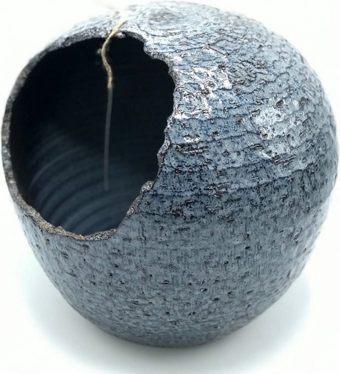 Stelvio, Blauw-zwarte bolpot 35x33