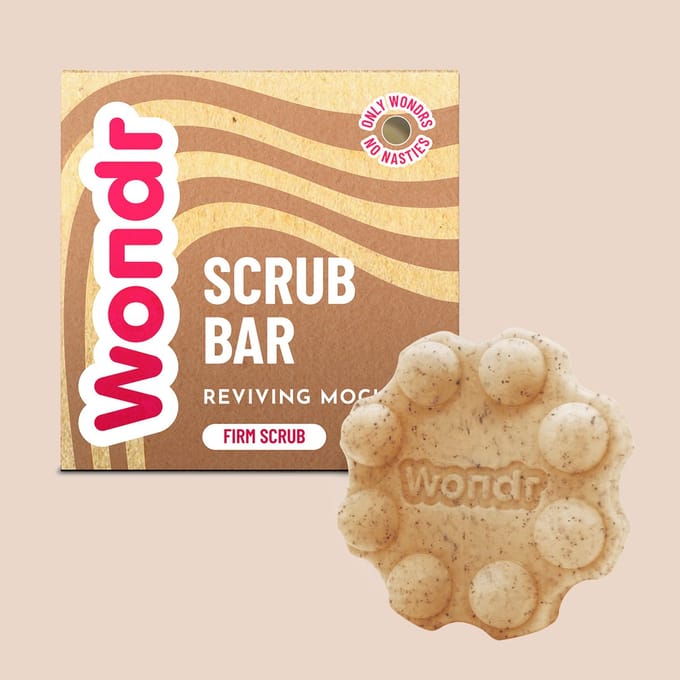 Reviving Mocha Scrub bar - stevige scrub met koffieolie en shea butter