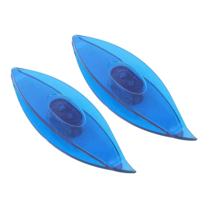 2 stuks Tatting Shuttle draagbare herbruikbare SKC plastic lange Tatting Shuttle breigereedschap knutselen naai accessoires blue