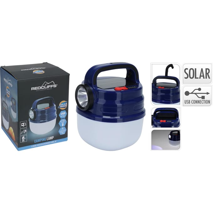 Solar campinglamp usb oplaadbaar - Multicolor speelgoedlamp voor kinderen.