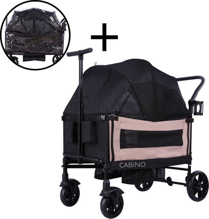 Cabino Waggie met Regenhoes Taupe