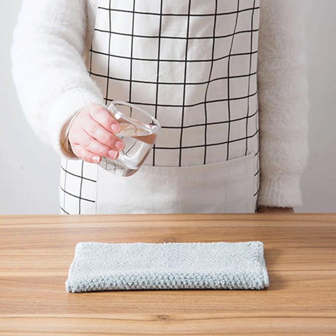 Zachte pluizige handdoeken Coral Fleece schoonmaakdoekje Keuken theedoeken Waterabsorberend Snel drogend rood