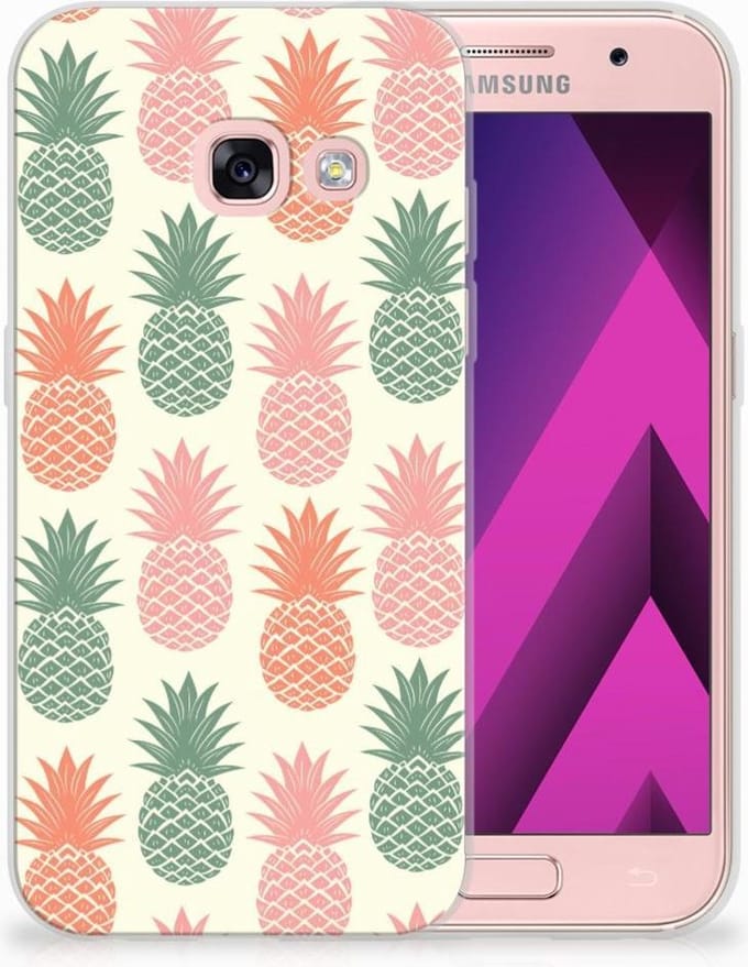 Samsung Galaxy A3 2017 Siliconen Case Ananas