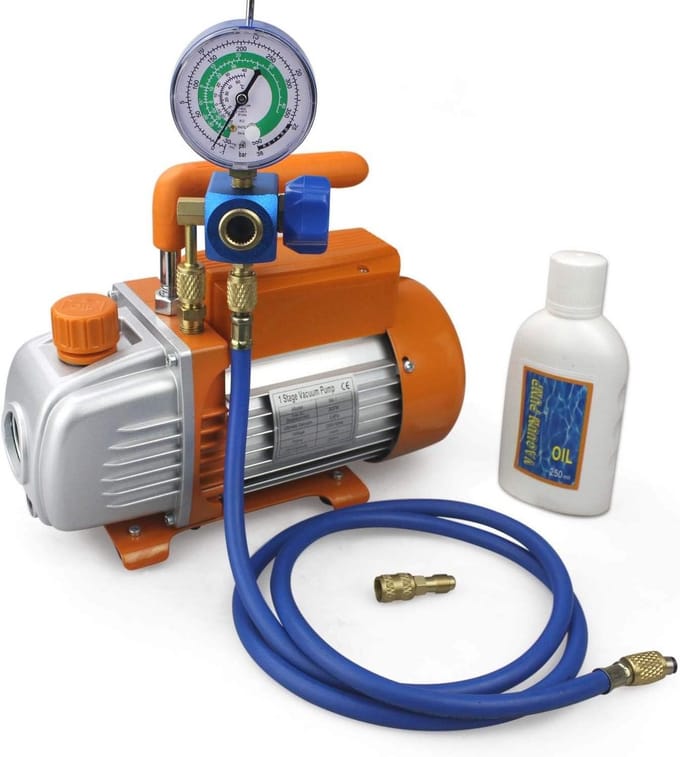 Vacuümpomp airconditioningset voor HVAC en Auto Koudemiddelopladen