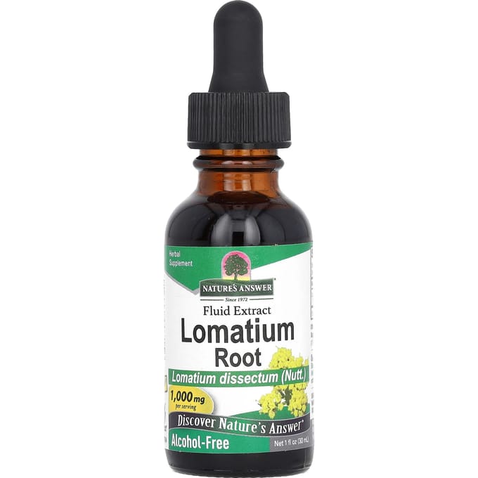 Nature'S Answer, Lomatium Wortel, Alcoholvrij, 1.000Mg, 30Ml(1 fl oz)