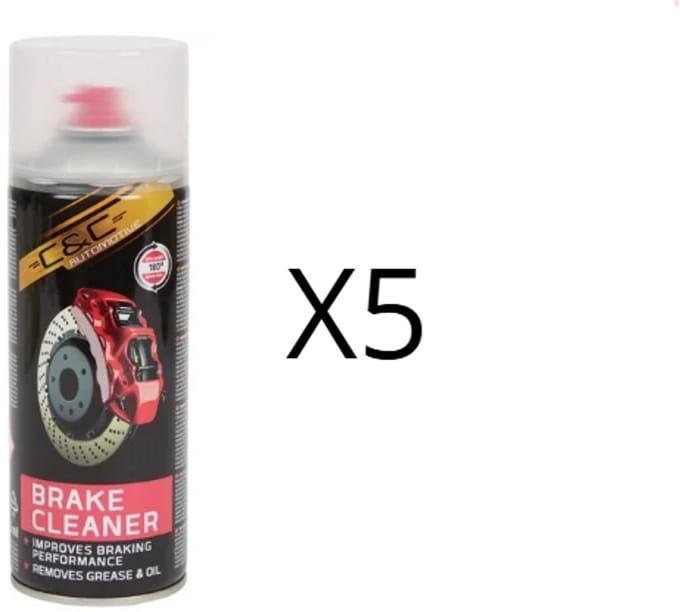 C&C remmenreiniger 400 ml X5