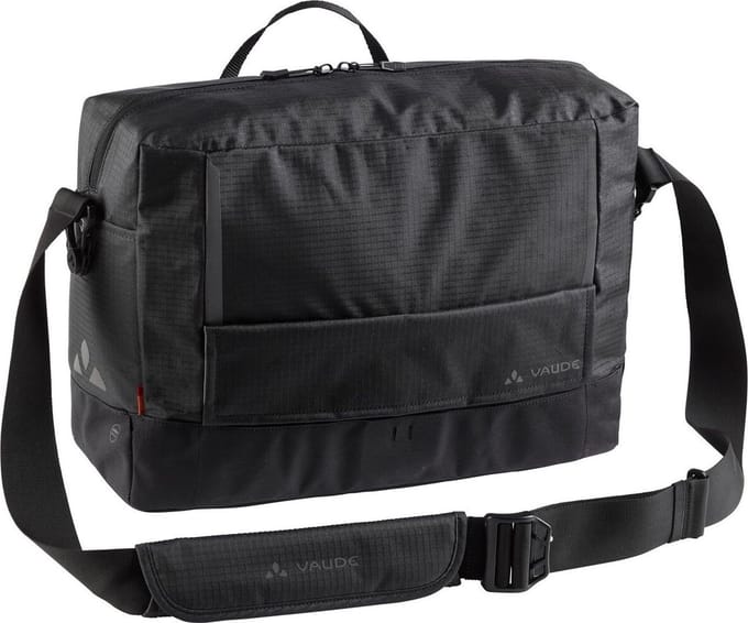 VAUDE Cyclist Messenger Waxed L Sacoches de Roue arrière Mixte, Noir, Taille Unique