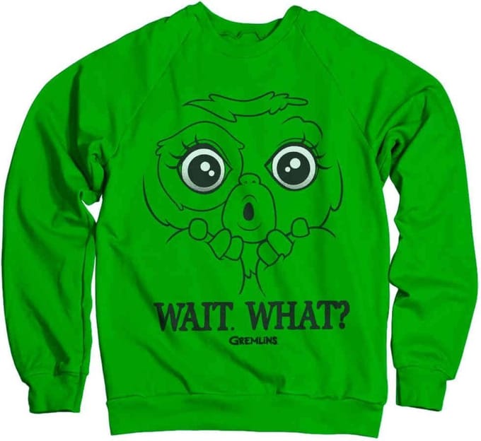 Gremlins Sweater/trui -XL- Wait. What? Groen