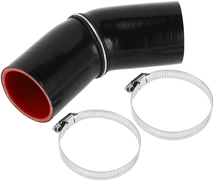 Dailygoods- Siliconenslang 60mm Id - 90mm Lengte - 45 Graden