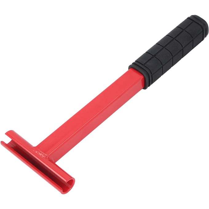 Scharnier Afstelgereedschap Commerciële Deur 0.134 Gauge Buiger Sleutel Koolstofstaal met Rubber Lang black